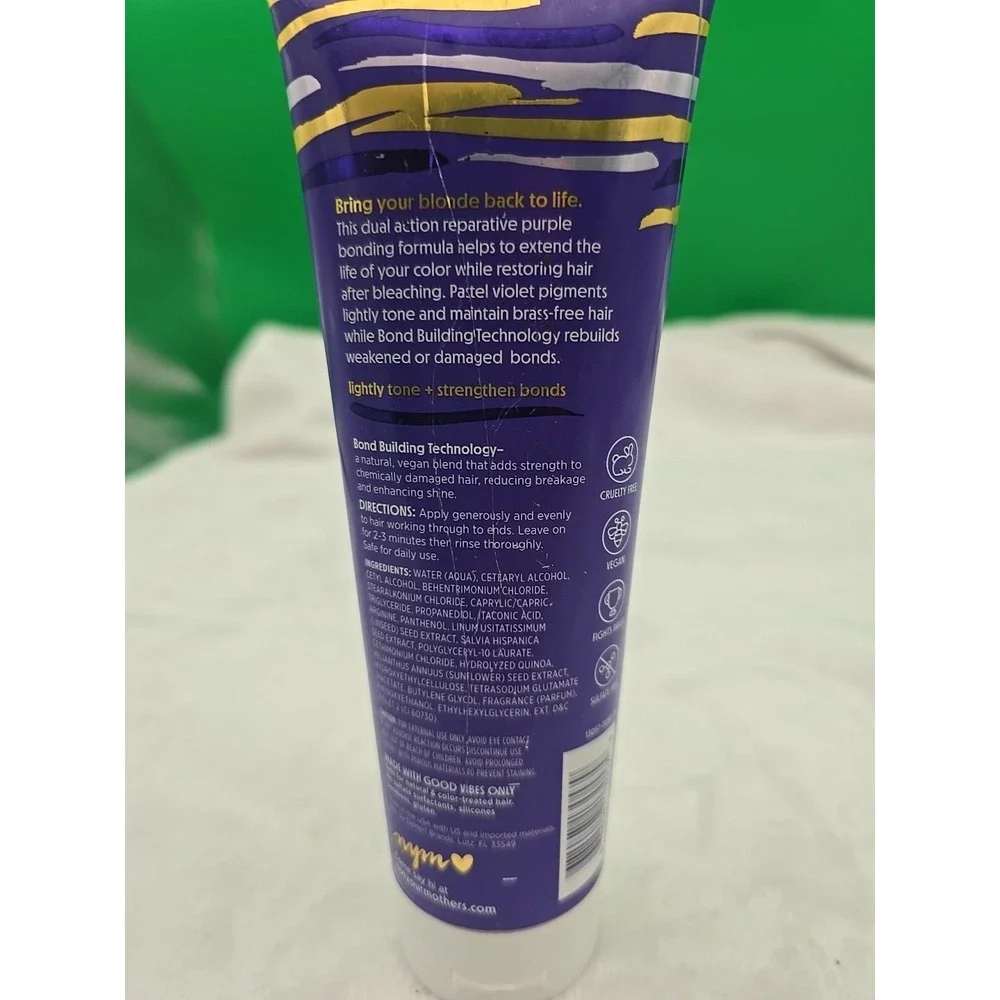 Blonde Moment, Tone &‎ Repair Purple Mask, 8 fl oz (237 ml)